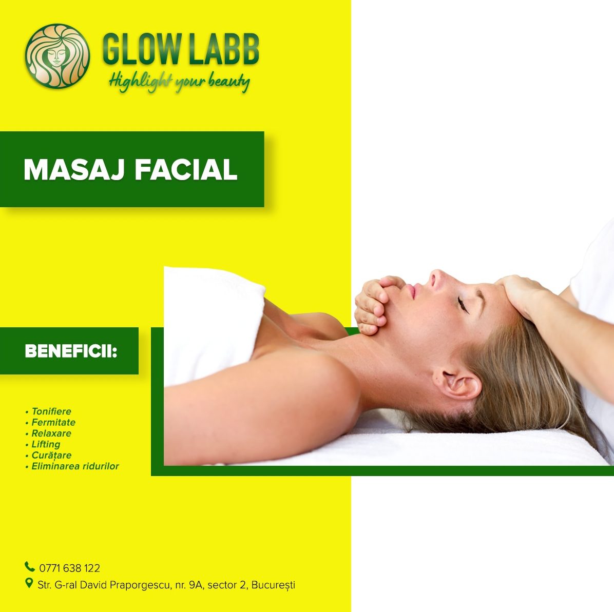 masaj facial, tonifiere, fermitate, relaxare, lifting, curatare, eliminarea ridurilor